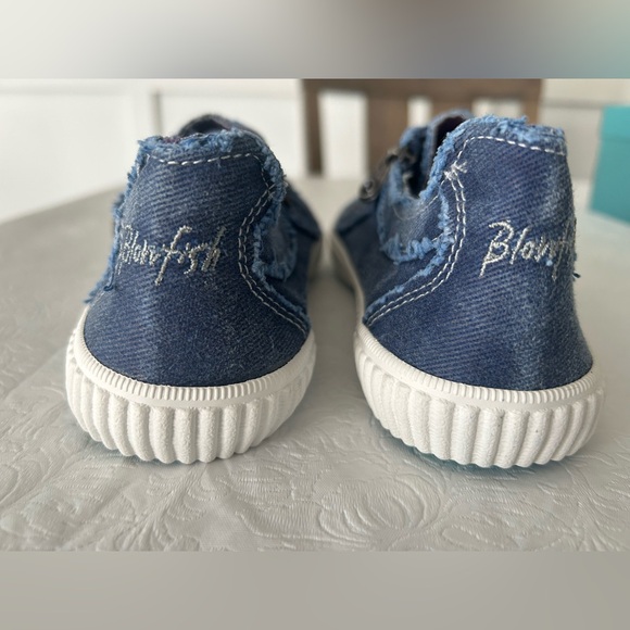 Blowfish Siena blue hipster smoked twill slip on sneakers 6.5 - Picture 5 of 9